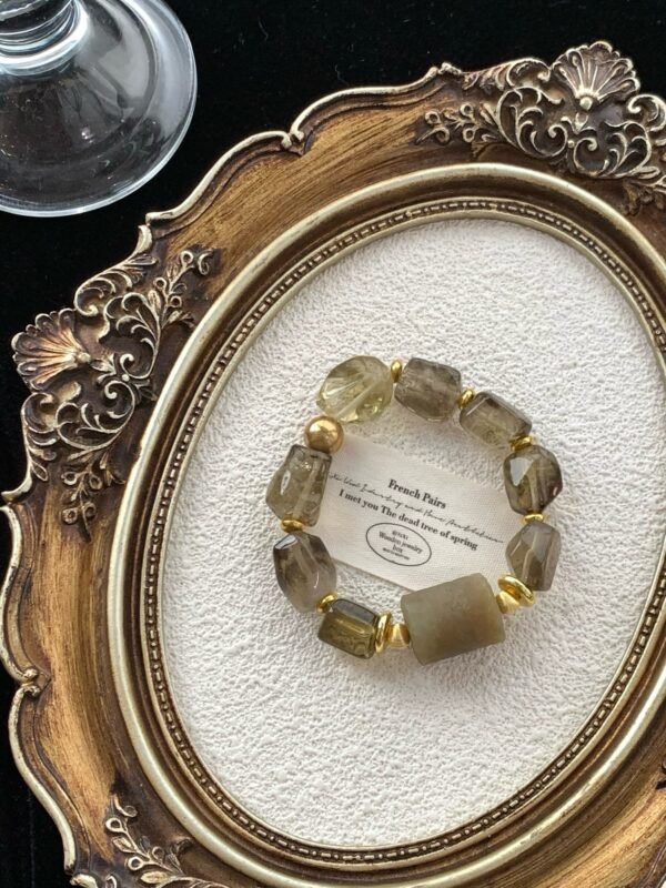 Golden Mist — Smoky Quartz Meets Hetian Jade