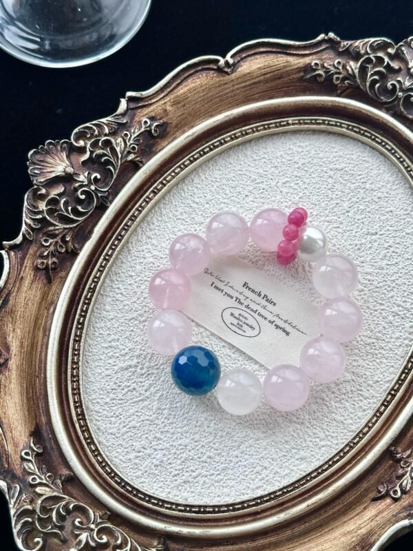 Gentle Glow Bracelet – A Minimalist Dream in Pink and Blue
