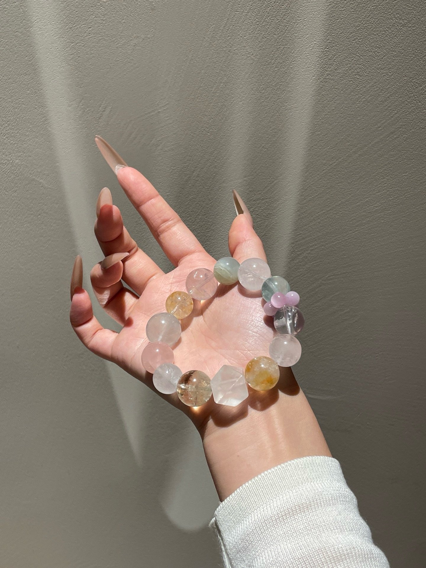 Colorful Crystal Mix Bracelet.City Chic Sweetheart Bracelet. 12-15mm